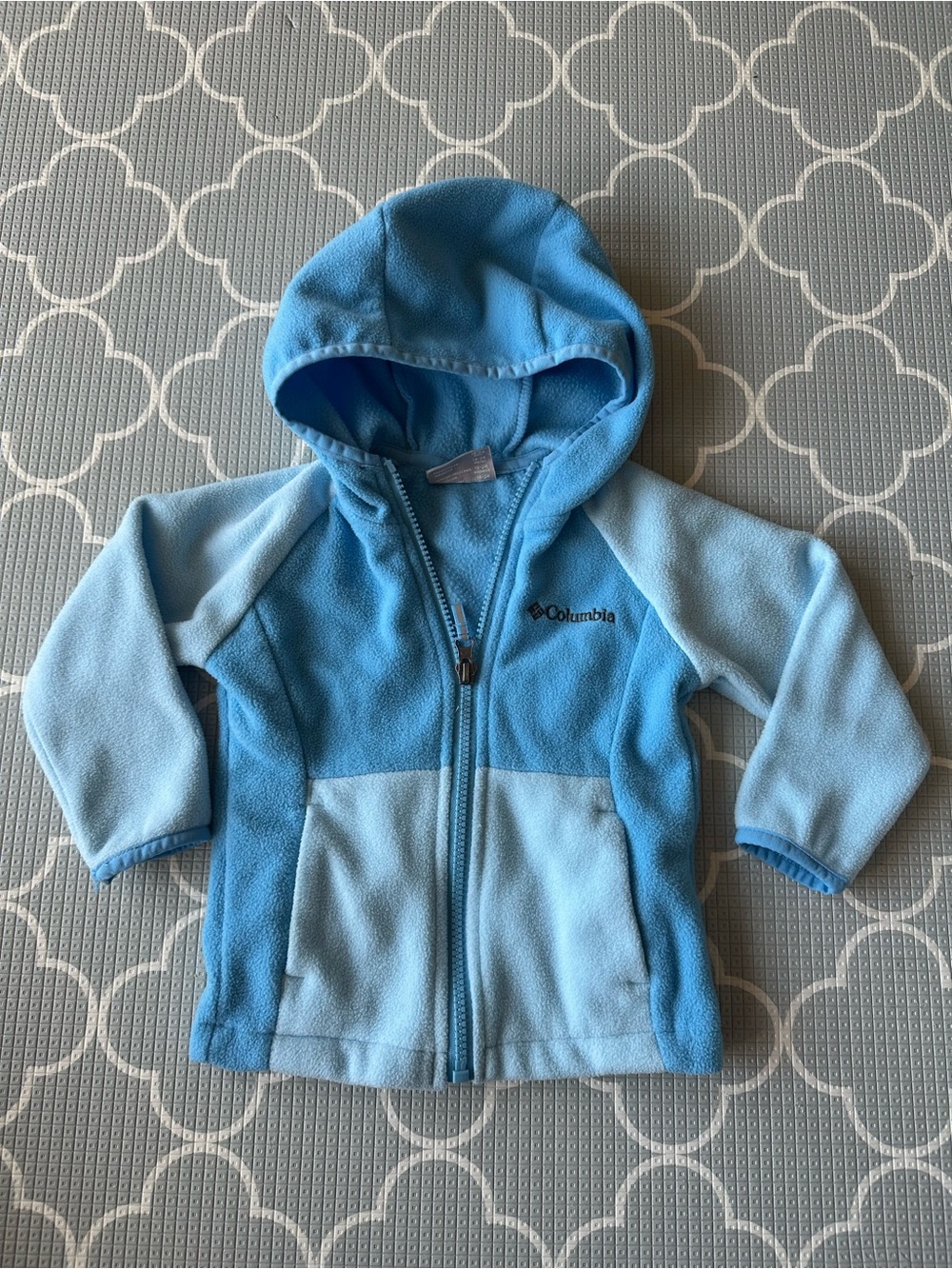 Columbia Baby/Toddler Blue Hooded Fleece Jacket